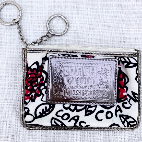 Coach Poppy Keychain Card Holder - Picture 1 of 6